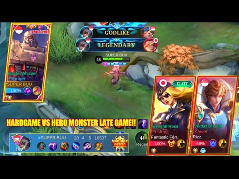 GLOBAL GRANGER VS LESLEY XAVIER!!LAWAN HERO LATE MALAH KEBAWA LATE GAME!! AUTO JADI HARDGAME!!