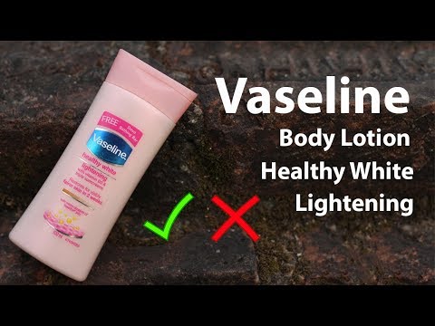 Review vaseline healthy white lightening body lotion