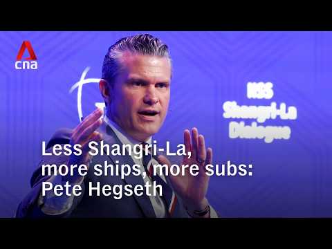 Shangri-La Dialogue: We don't need more conferences, we need more combat power, says Hegseth