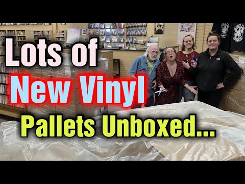Unboxing 7 Pallets of New Vinyl — Thousands of Records Arrive at Once