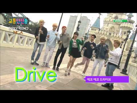 ( 150322 SBS Inkigayo ) Traffic song ( eco drive ) - BOYFRIEND & NC.A