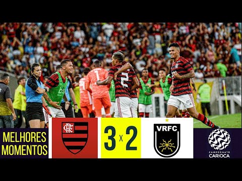 FLAMENGO 3 X 2 VOLTA REDONDA - MELHORES MOMENTOS - CAMPEONATO CARIOCA (25/01/2020)