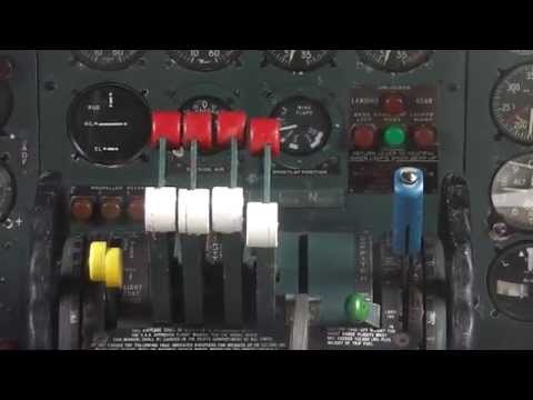 Cockpit of the Lockheed Super Constellation L-1049