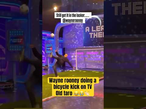 “UNBELIEVABLE! Old Wayne Rooney Shocks Everyone With a Bicycle Kick on LIVE TV!”
