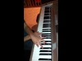 The Milky Way song on piano 