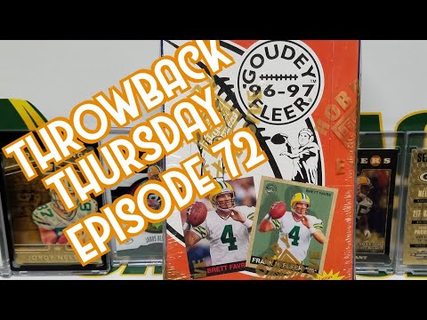 96-97 Fleer Goudey Football Hobby Box Opening. Throwback Thursday EP 72