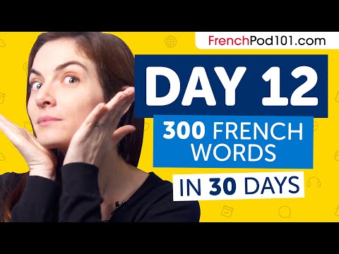 Day 1 10 300 Learn 300 French Words in 30 Days Challenge