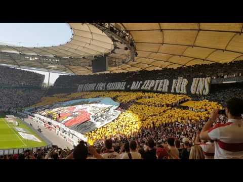 VfB Stuttgart | Choreo im Derby gegen den Karlsruher SC (09.04.2017)