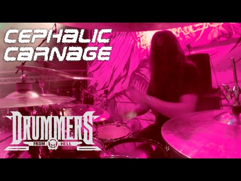 CEPHALIC CARNAGE-Dying Will Be the Death of Me.Kevin Paradis. @ObsceneExtremeFest 2025 (Drum Cam)
