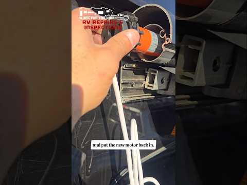 Door Awning Motor replacment #diy #work #fast #rv