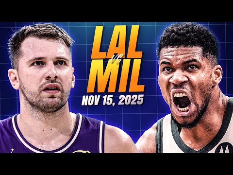 Los Angeles Lakers vs Milwaukee Bucks - FULL GAME HIGHLIGHTS | November 15, 2025 NBA Season