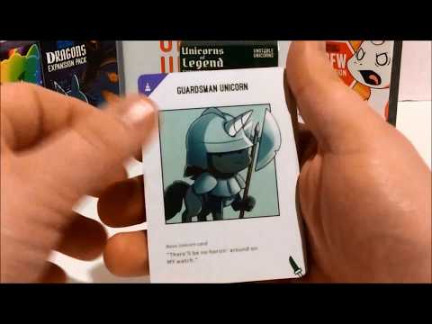 Unstable Unicorns Unicorns of Legend Expansion - YouTube Video