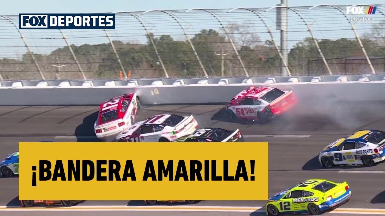🔥🟨 ¡BANDERA AMARILLA! Tenemos la primera bandera amarilla | NASCAR