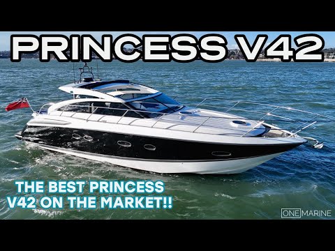 Stunning Princess V42 Yacht for Sale | Complete Refit Walkthrough
