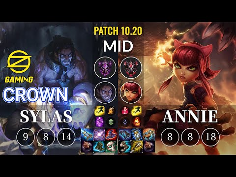 OZ Crown Sylas vs Annie Mid - KR Patch 10.20