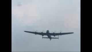 preview picture of video 'Lancaster taking off from RAF Scampton. #Dambusters70'