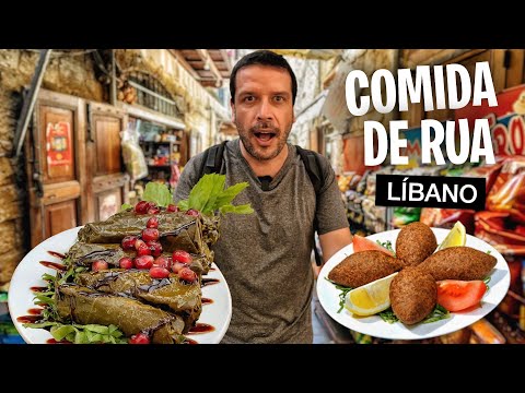 Provando 40 COMIDAS TÍPICAS no Líbano 🇱🇧 [Documentário Completo]