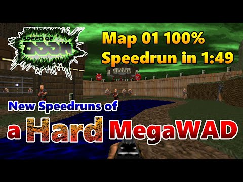 [World Record] Speed of Doom MAP 1 "First Blood" 100% (UV-Max) Speedrun in 1:49 [Doom]