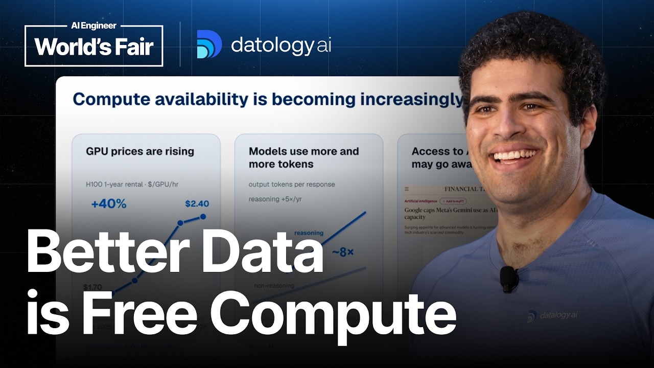 Data Quality Is the Compute Multiplier Says Ari Morcos - AI Engineer