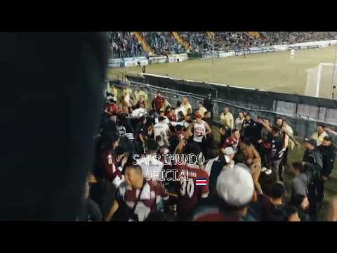 "Movete Morado" Barra: Ultra Morada &bull; Club: Saprissa