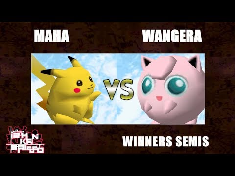 Kansai 2020 Winners Semis - Wangera (Jigglypuff) Vs. Maha (Pikachu) Super Smash Bros - SSB64