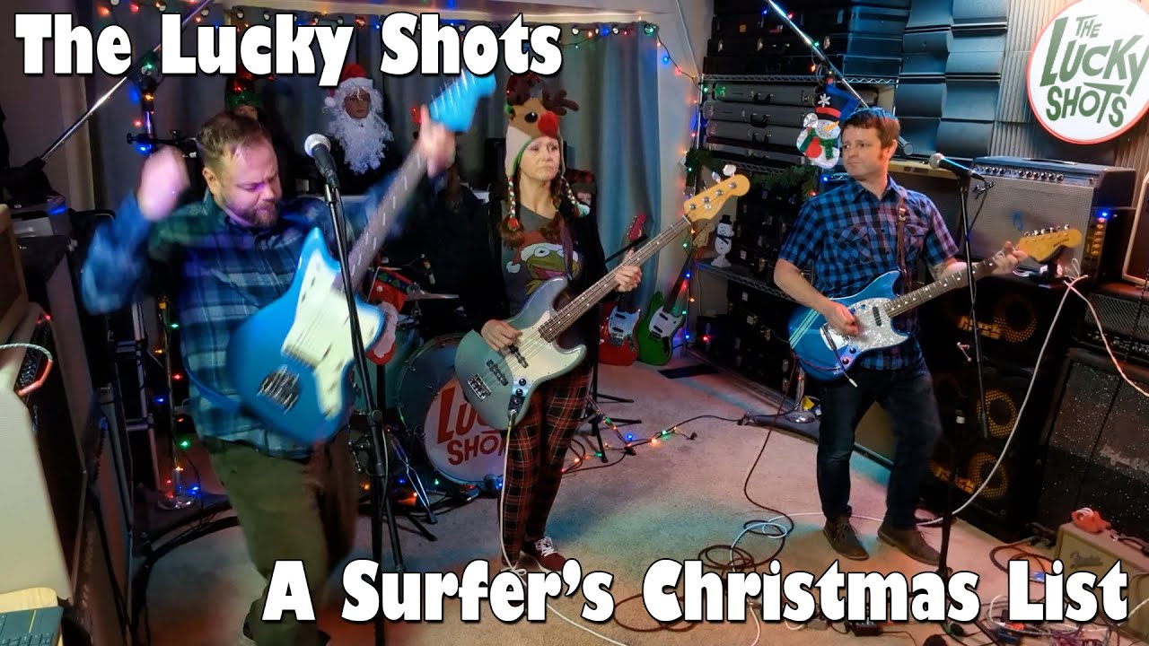 The Lucky Shots performing A Surfer's Christmas List by The Surfaris