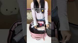 Every female traveler need this carry on backpack 😍 #travelhacks #travelling #travel