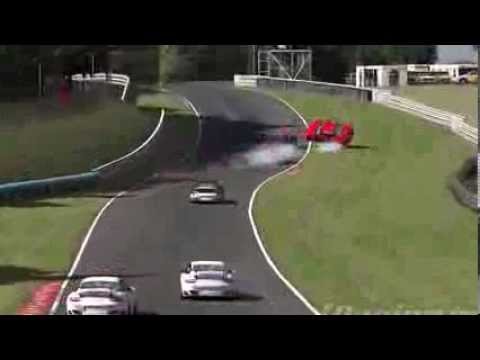 iRacing --- Get Lucky --- Leaders Crash--- RUF