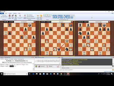 YU- CARLSEN TATA STEEL CHESS RD.2 2020