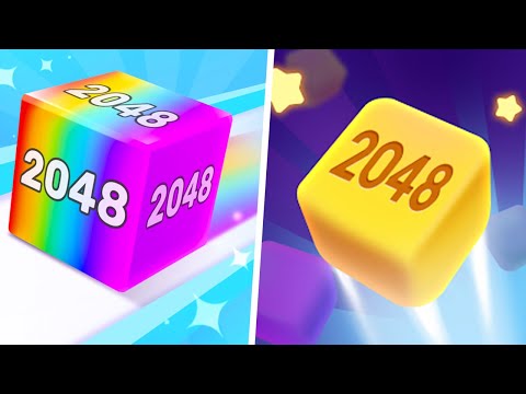 Chain 2048 vs 2048 Run: Infinity Cube Run - Max Level Gameplay (Part 2)