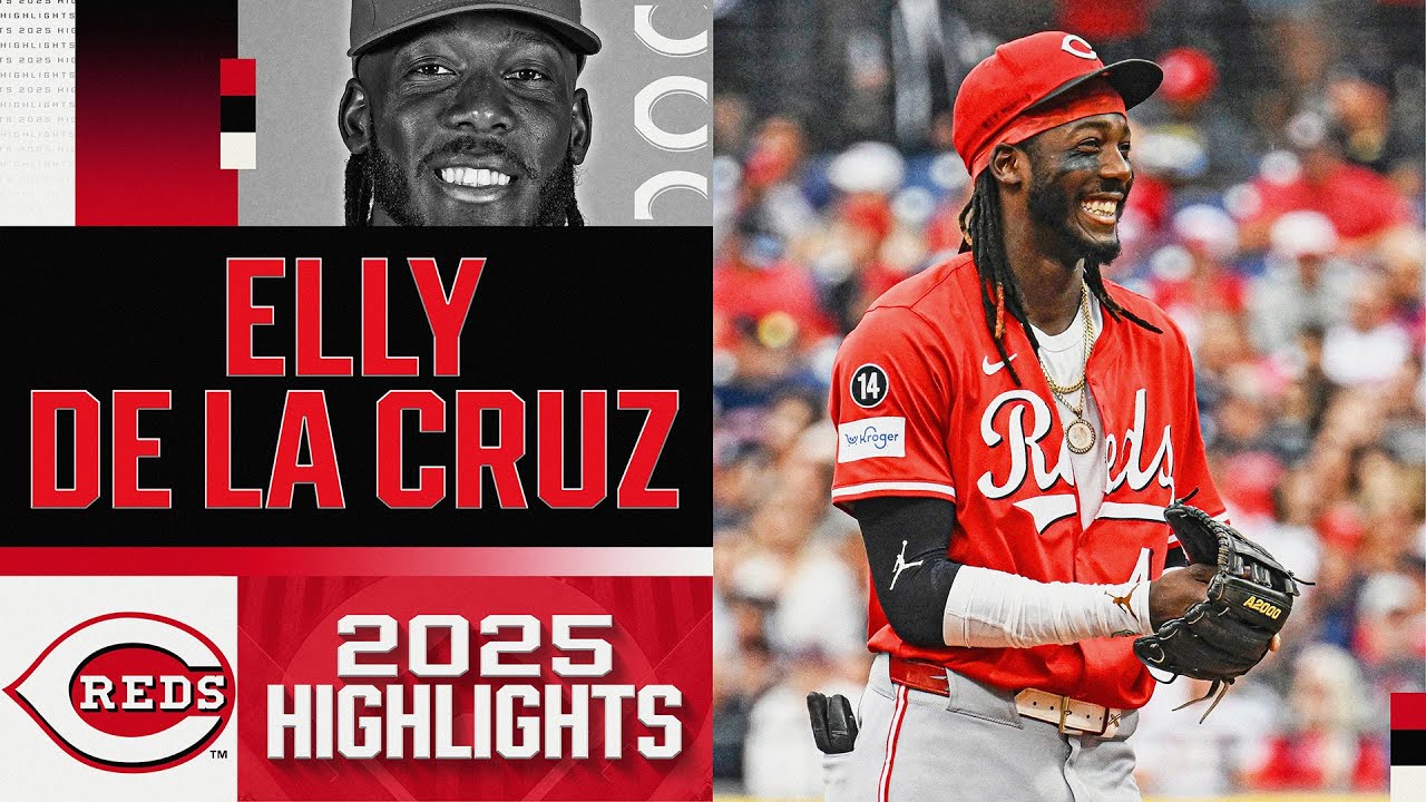 Elly De La Cruz played in ALL 162 GAMES during 2025 with the Reds! 🔴 (Highlight reel)