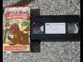 Little Bear Little Sherlock Bear 2001 VHS