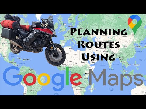 Planning custom routes using Google Maps with demonstration ride - 2023 *Updated video*