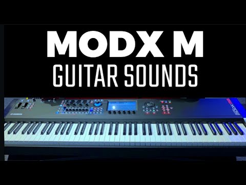 New Yamaha MODX M Guitar Sounds Demo