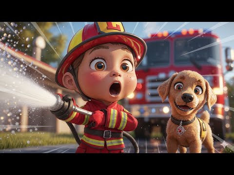 Lulu the Little Firefighter Hero | Rescue Song for Kids! || LU LU -Nursery Rhymes and Kids Songs