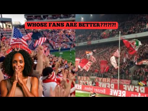 EUROPEAN VS. USA FUTBOL FANS.. WHO WINS?!? | BRITTREACTS