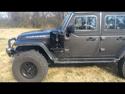 Retrofit Offroad MORryde JK Side Mount Jerry Can Carrier for Jeep Wrangler 2007 - 2016 JK and JKU