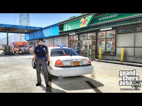 GTA 5 MODS LSPDFR 830 - MEAN SHERIFF PATROL!!! (GTA 5 REAL LIFE PC MOD)