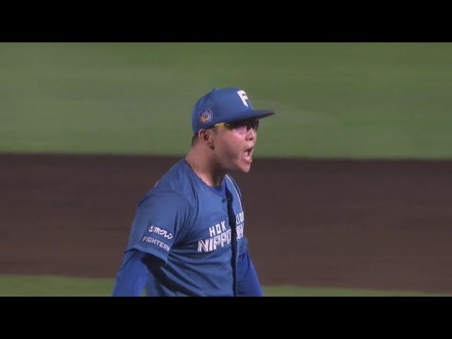 【7回裏】魂の投球!! ファイターズ・生田目翼 先制のピンチも2者連続三振で切り抜ける!!  2024年8月7日 東北楽天ゴールデンイーグルス 対 北海道日本ハムファイターズ