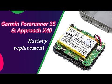 How to Replace the Battery of Garmin Approach S10 S20 X40 & Forerunner 35