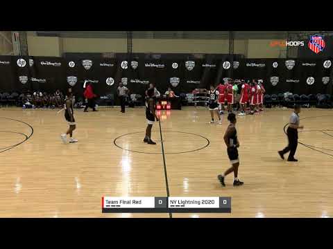Team  Final  Red vs NY  Lightning 2020  7.27.2018 - Orlando AAU Supershowcase