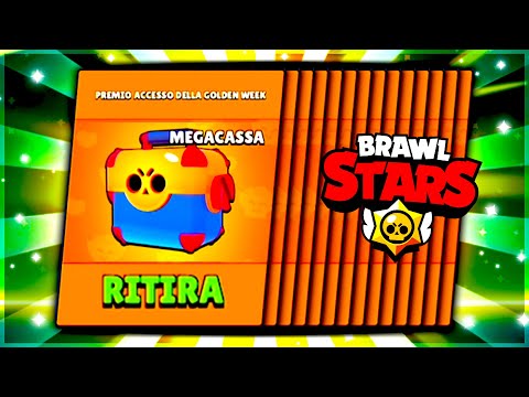 😱 APRO TANTISSIME MEGA CASSE GRATIS della GOLDEN WEEK! | Brawl Stars ITA