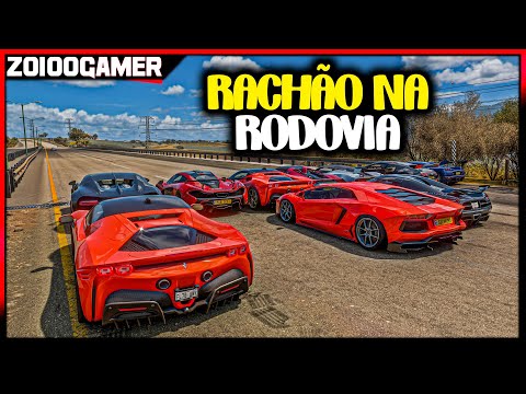 NOVO RACHÃO NA RODOVIA DE HIPERCARROS - FORZA HORIZON 5