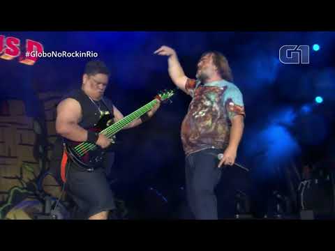Tenacious D toca Nirvana em ritmo de forró com baixista Júnior Bass Groovador no Rock in Rio