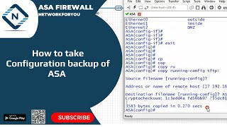 10.How to take Configuration backup of ASA Firewall | Networkforyou