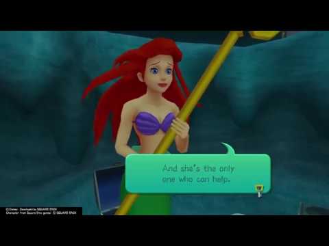 Kingdom Hearts Re:Chain of Memories (PS4) Story Cutscene #42 Ursula tries to get the Trident