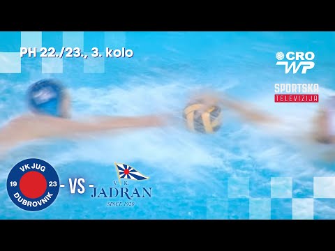 PH 22/23, 3. kolo - VK Jug AO vs VK Jadran