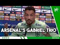 Martinelli, Jesus & Magalhaes are SO IMPRESSIVE! Danilo praises Arsenal’s three Gabby's & Arteta