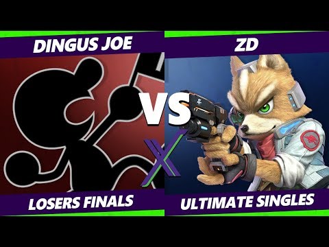 Smash Ultimate Tournament - Dingus Joe (Game & Watch)  Vs. ZD (Fox) - S@X 293 SSBU Losers Finals