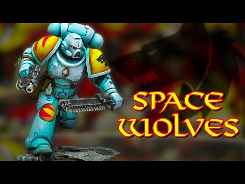 I figured out the easy way paint 90s style Space Wolves